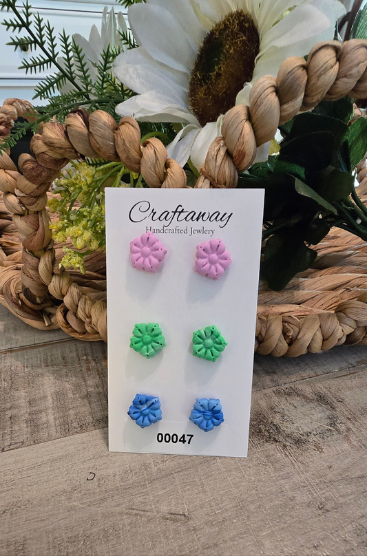 Polymer Clay Studs