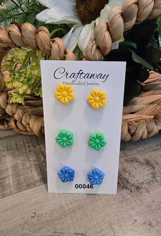 Polymer Clay Studs
