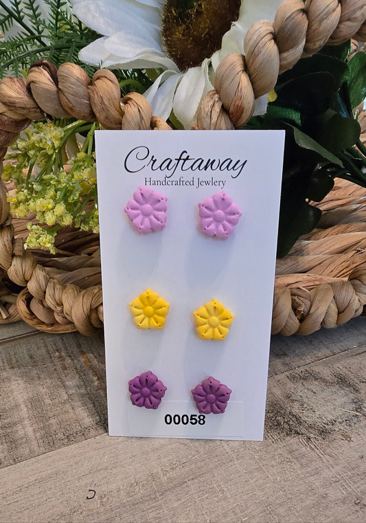 Polymer Clay Studs