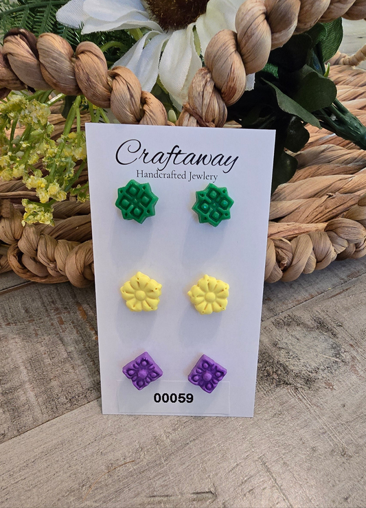 Polymer Clay Studs