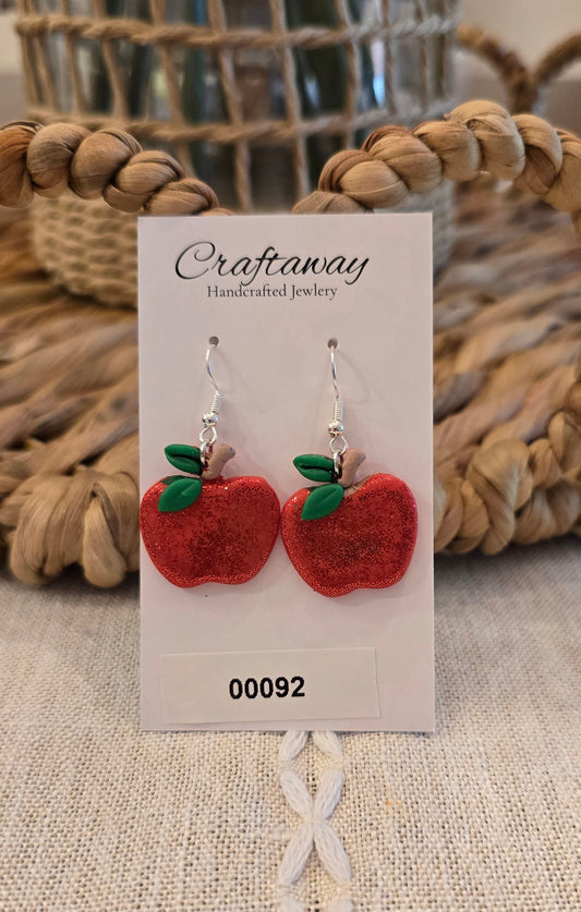 Polymer Clay Red Apples