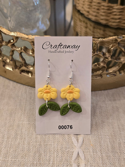 Polymer Clay Yellow Periwinkle