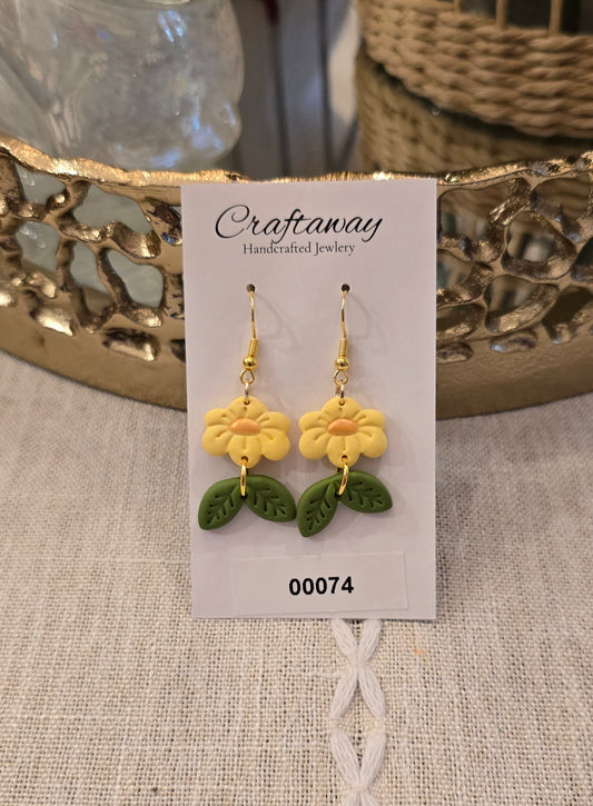 Polymer Clay Yellow Periwinkle
