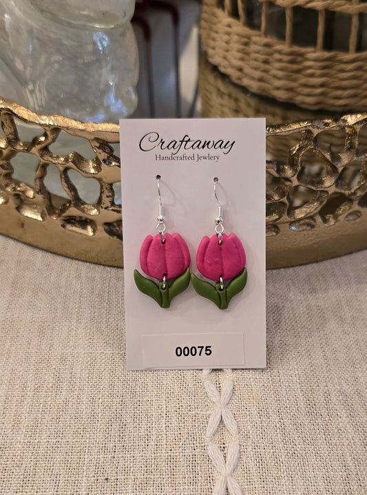 Polymer Clay Pink Peonies