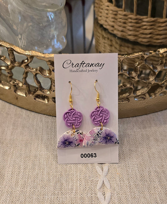 Polymer Clay Purple Bliss