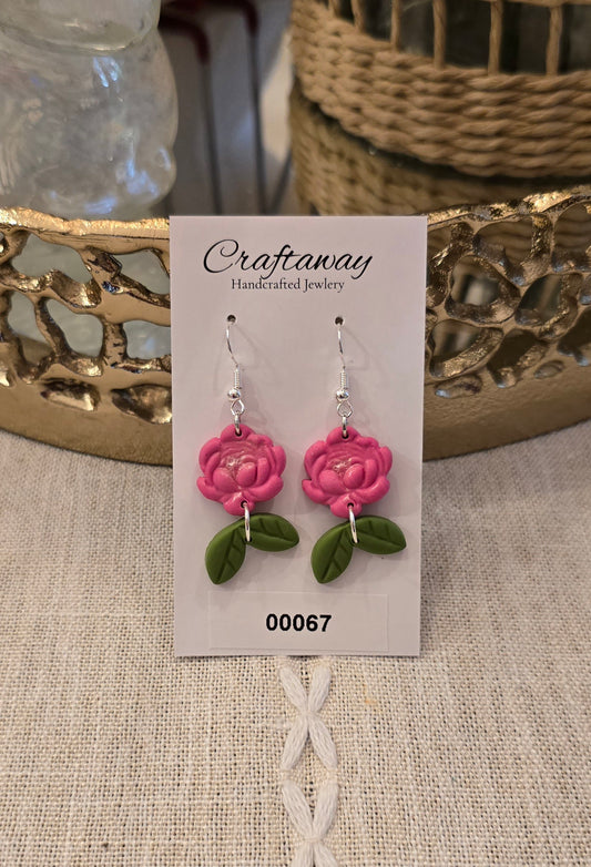 Polymer Clay Pink Hydrangea