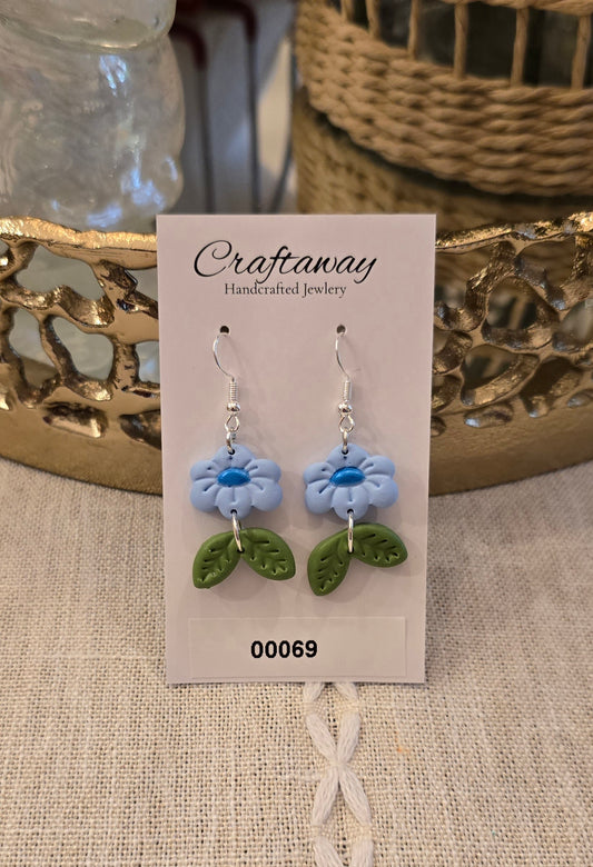 Polymer Clay Blue Periwinkle